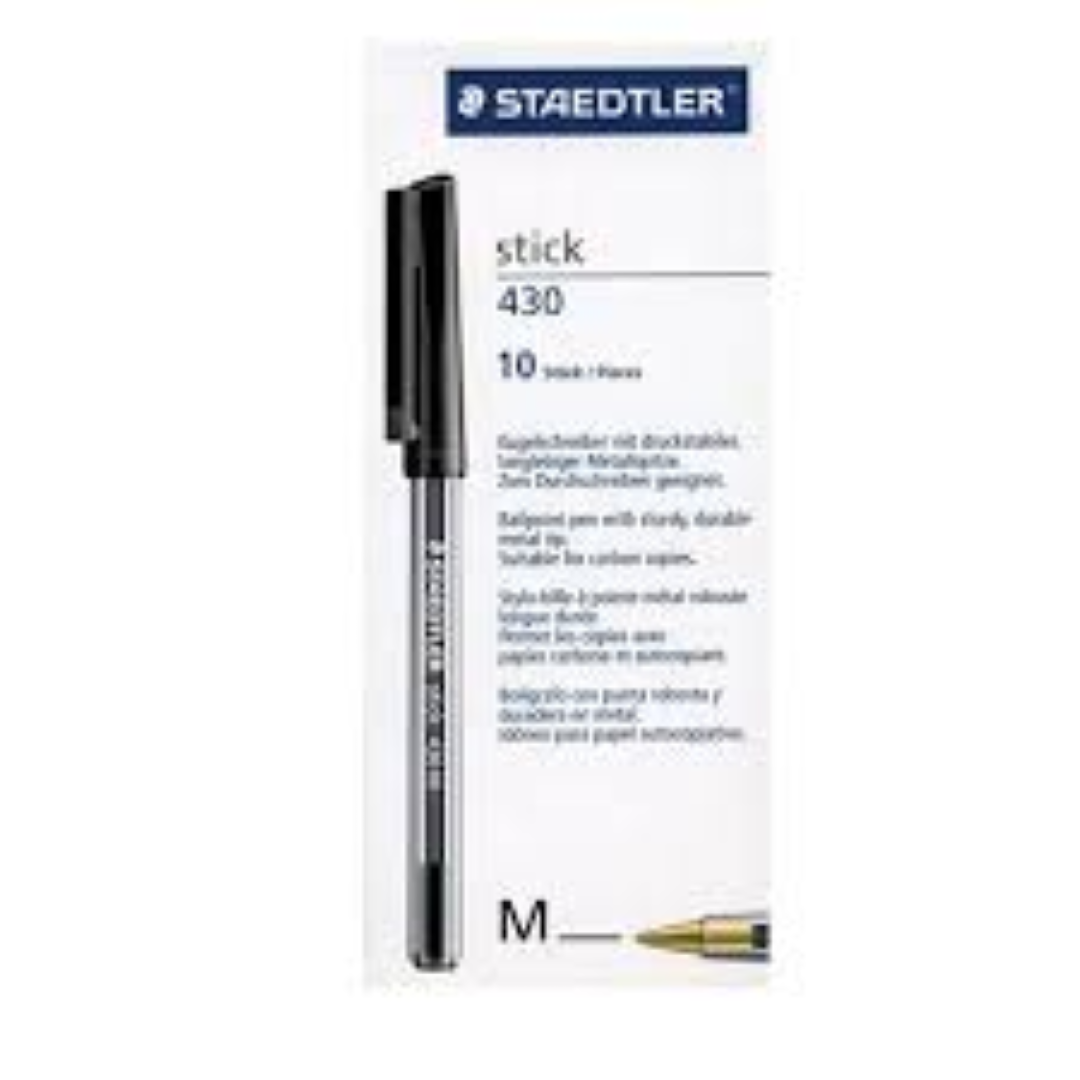 STAEDLER W/GRIP PEN MED.BLACK